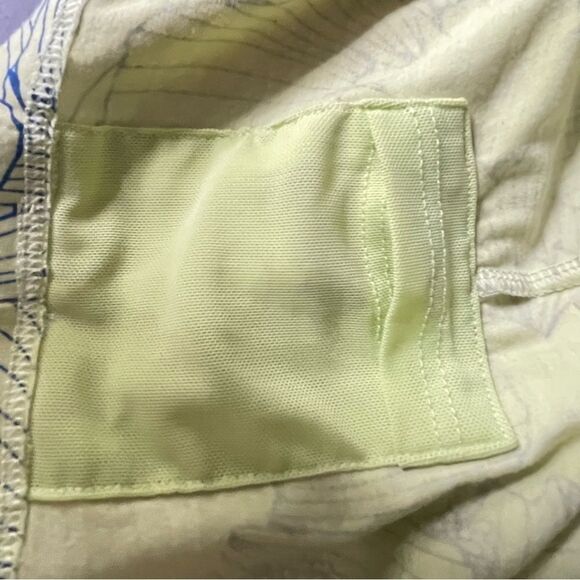 Title Nine Cotton Beach Dress S Yellow Blue Floral #OO - Picture 7 of 10